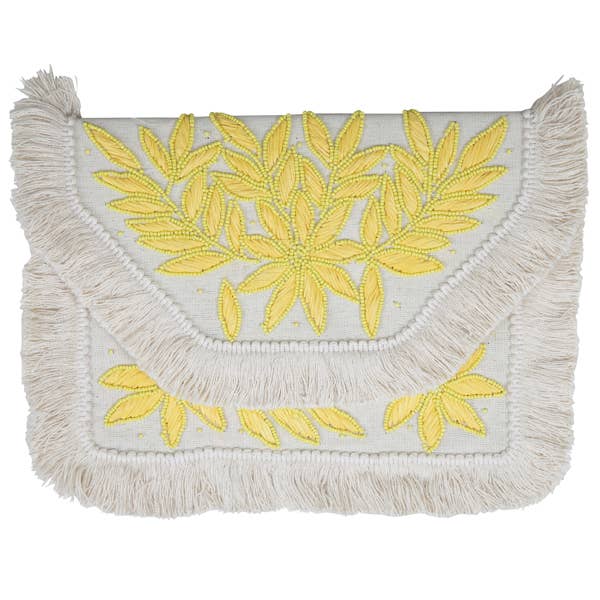 Handmade Banjara Beaded Clutch - Morning