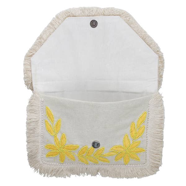 Handmade Banjara Beaded Clutch - Morning
