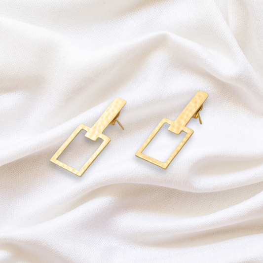 Ancient Hammered Earrings - New