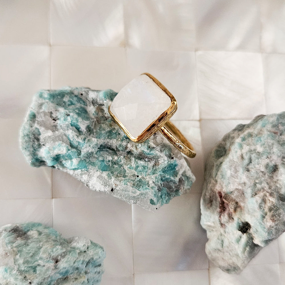 Serena Moonstone Ring - New