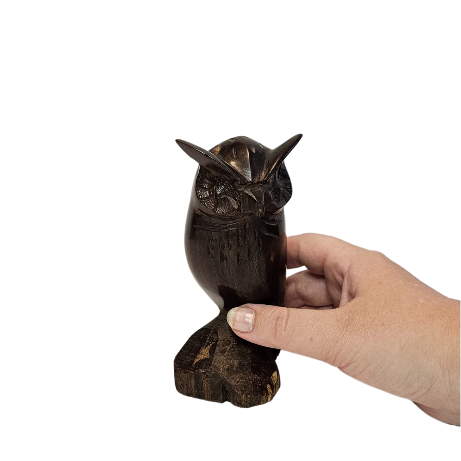 Wood Carved Owl