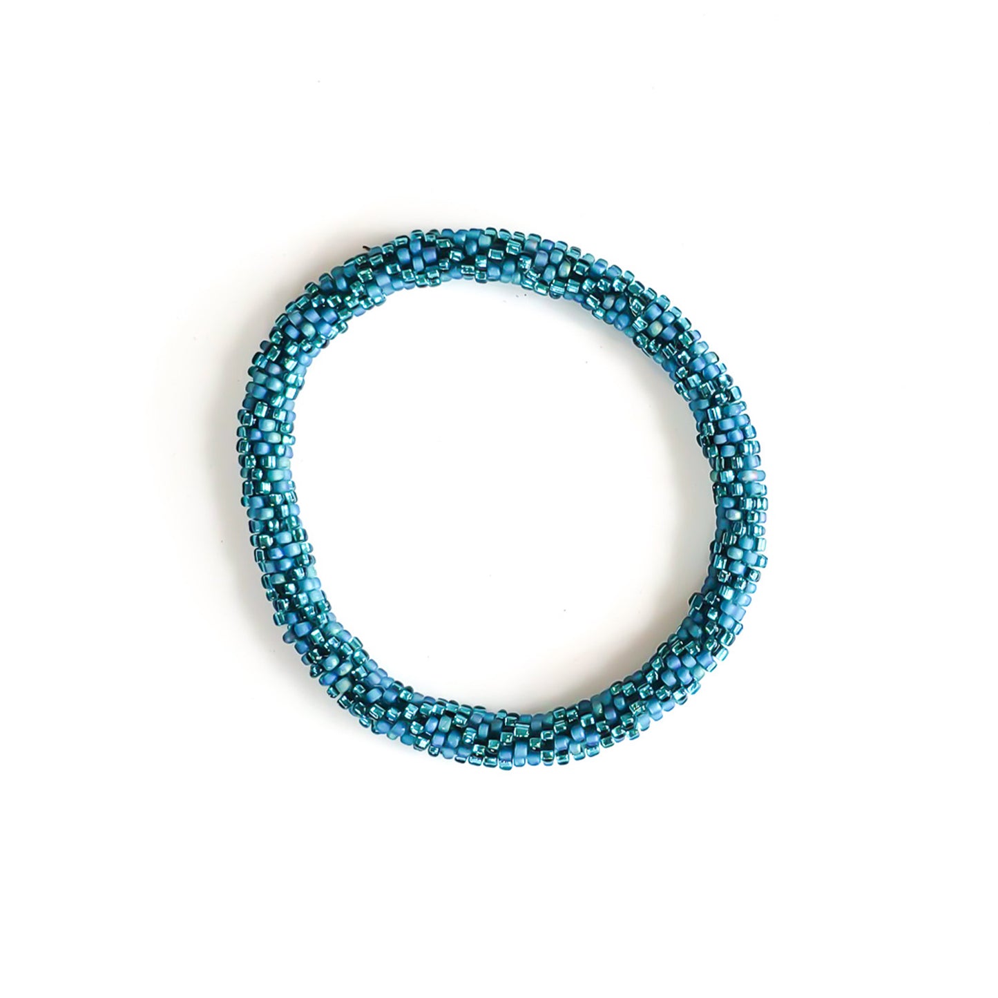 Roll-On Bracelet - Agave (Purple, Teal & Turquoise)