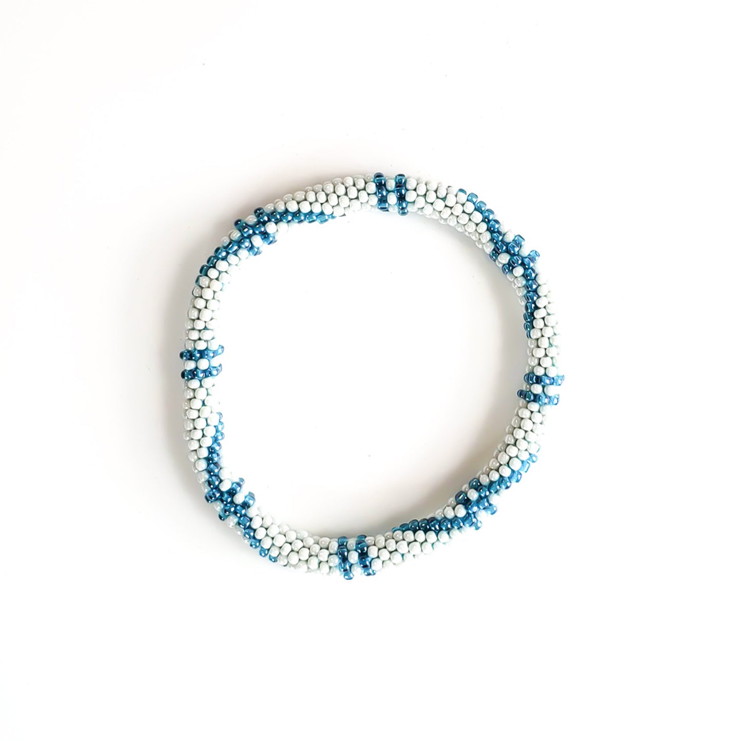 Roll-On Bracelet - Agave (Purple, Teal & Turquoise)