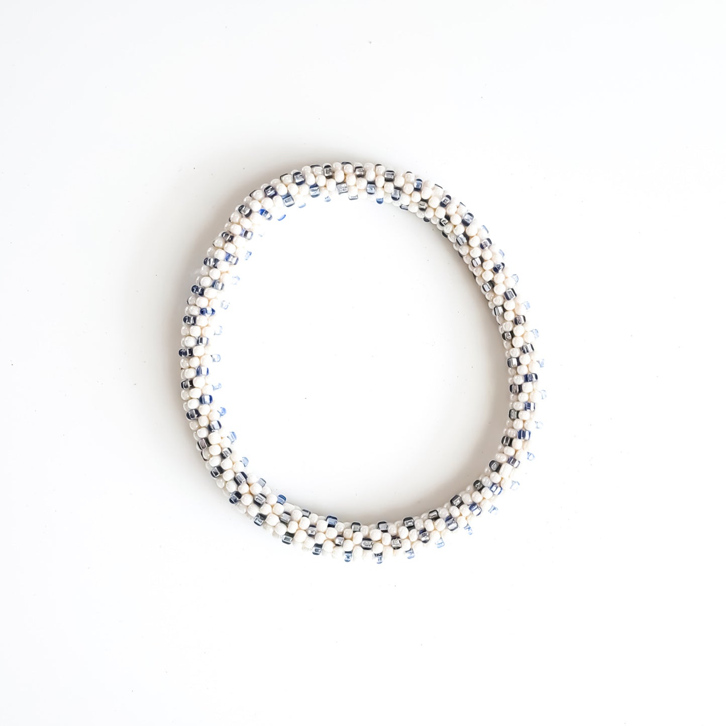 Roll-On Bracelet - Capri (Mint, Cream & Gold)