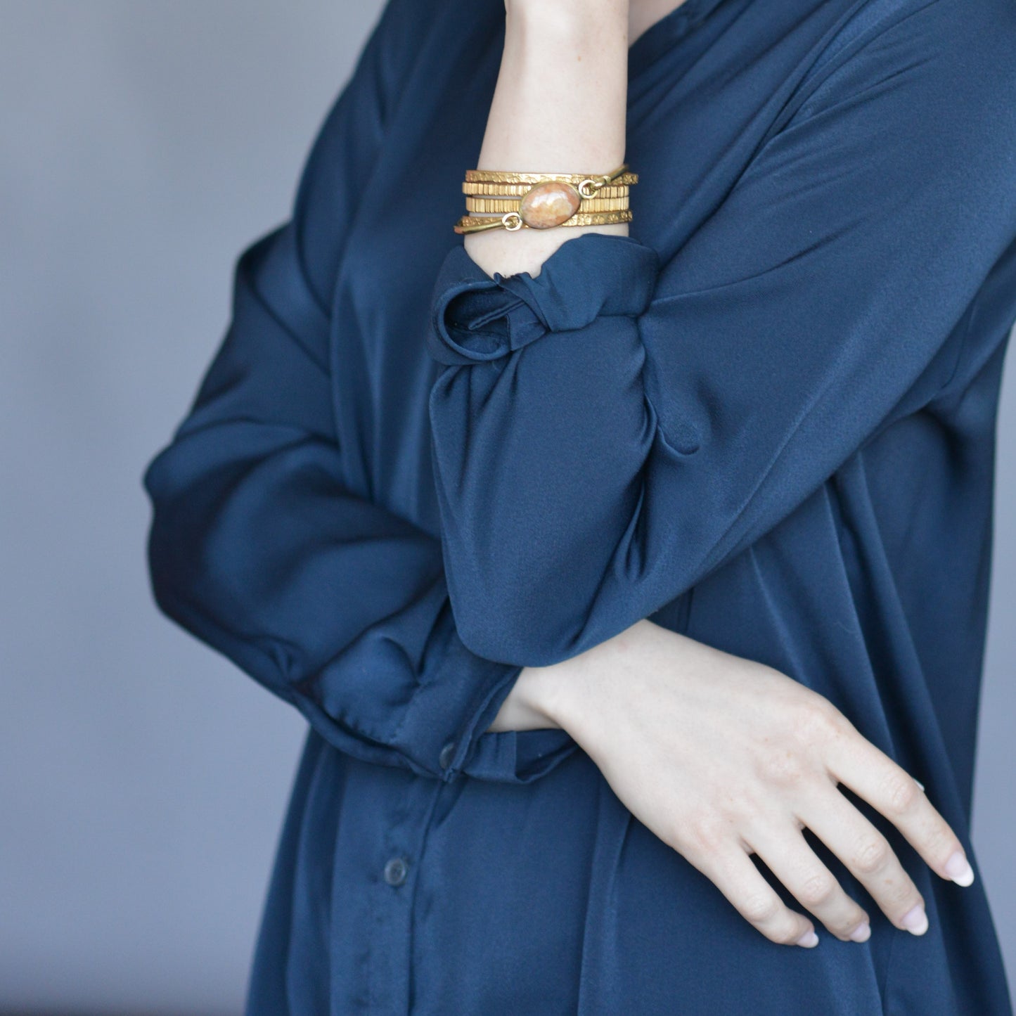 Dell Thin Cuff Bracelet