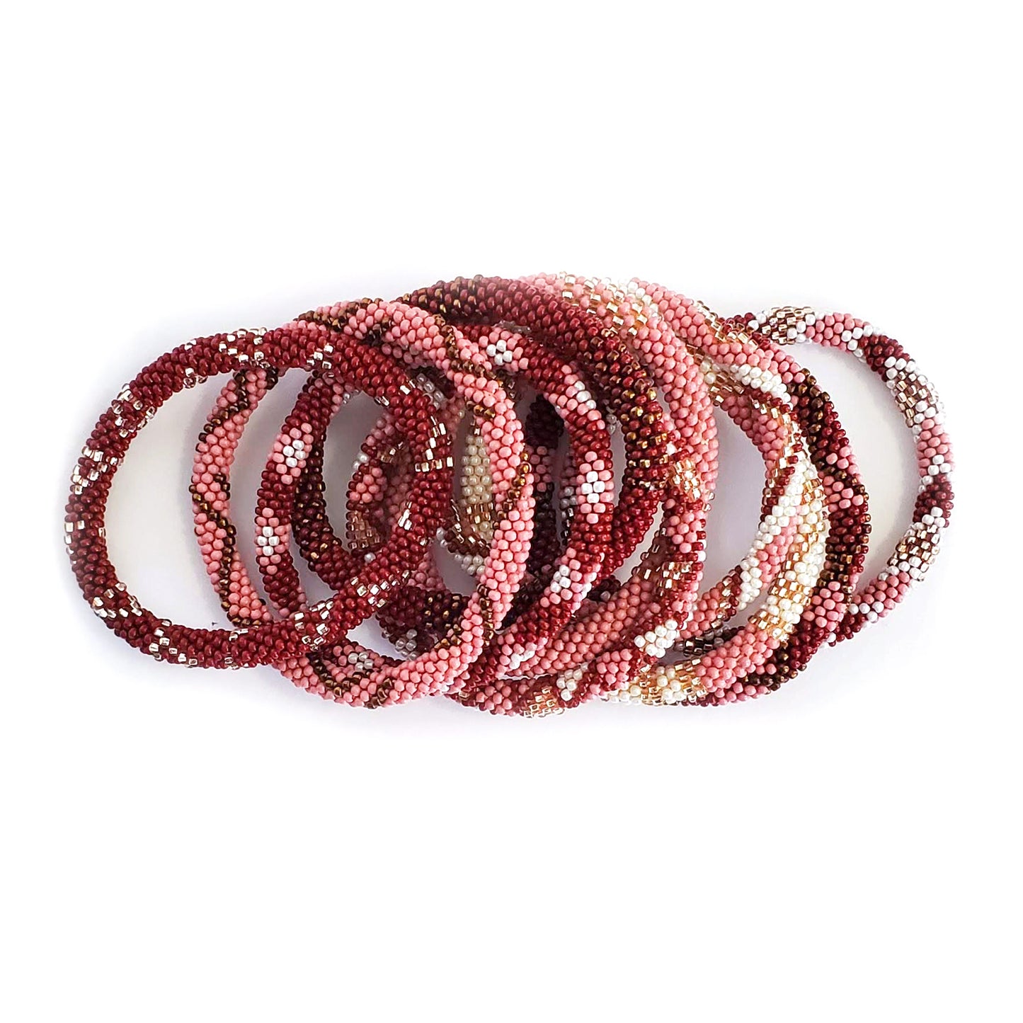 Roll-On Bracelet - Desert Rose (Rose & Wine)