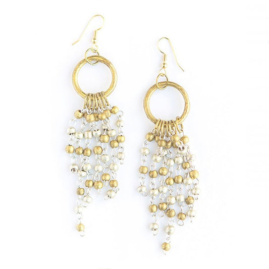 Color Block Artillery Chandelier Earrings