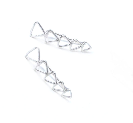 Triangle Ear Climber Earrings