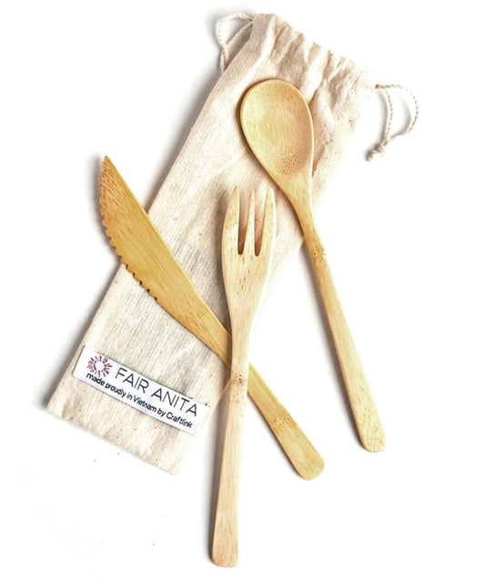 Fair Trade Bamboo Utensil Set