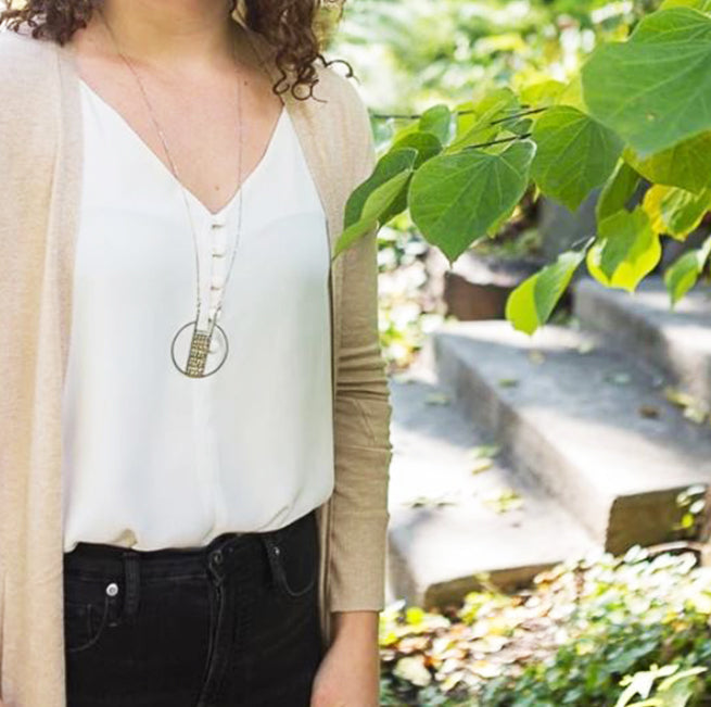 Unity Two Tone Beaded Necklace