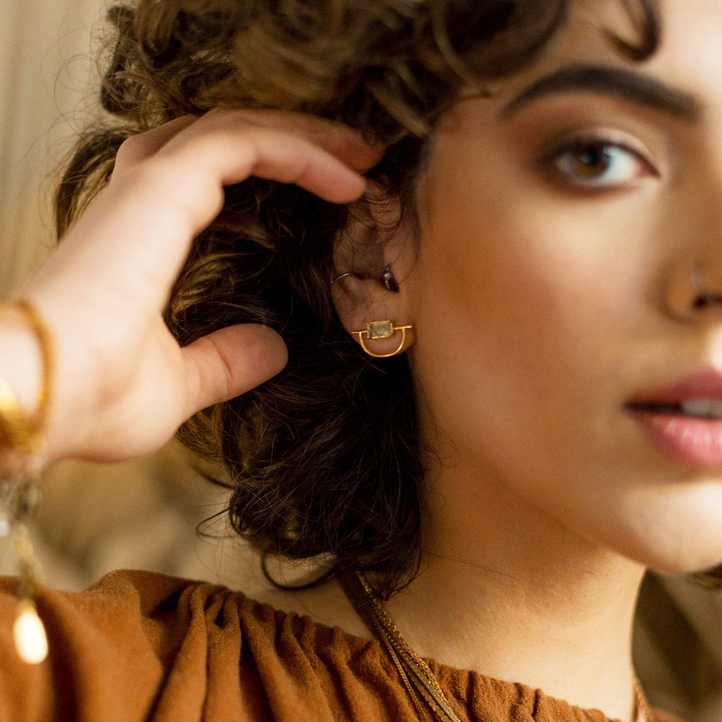 Horizon Stud Earrings