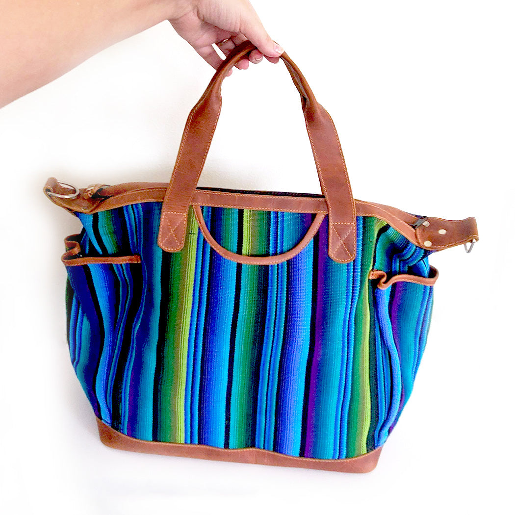 Handmade Weekender Bag - Iris
