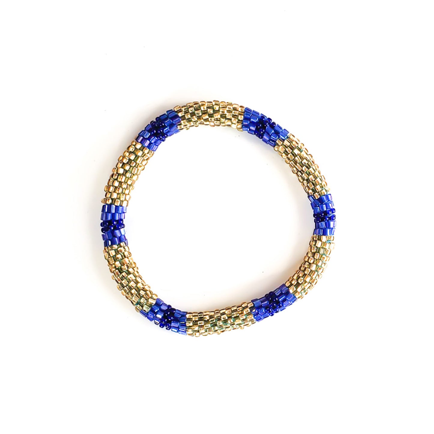 Roll-On Bracelet - Invite Only (Navy Blue, White & Gold)