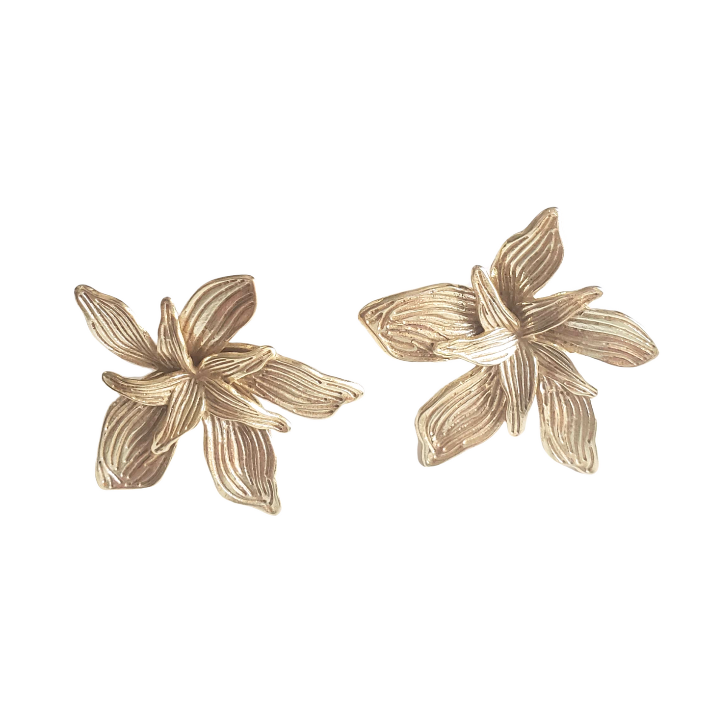 Penelope Orchid Stud Earrings - Back in Stock