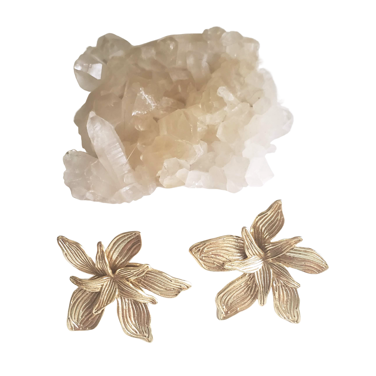 Penelope Orchid Stud Earrings - Back in Stock