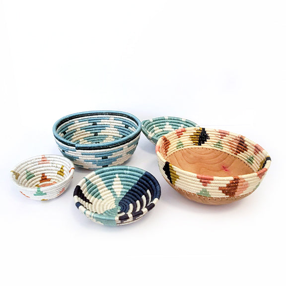 Handwoven Tiny Desert Catch All Bowl