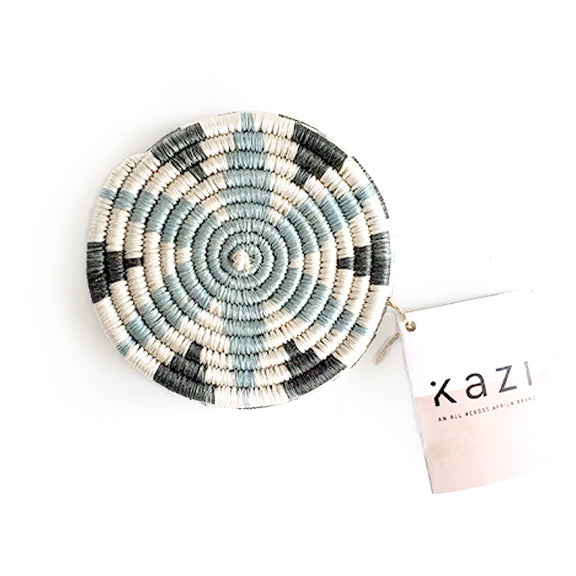 Handwoven Blue Hope Coasters