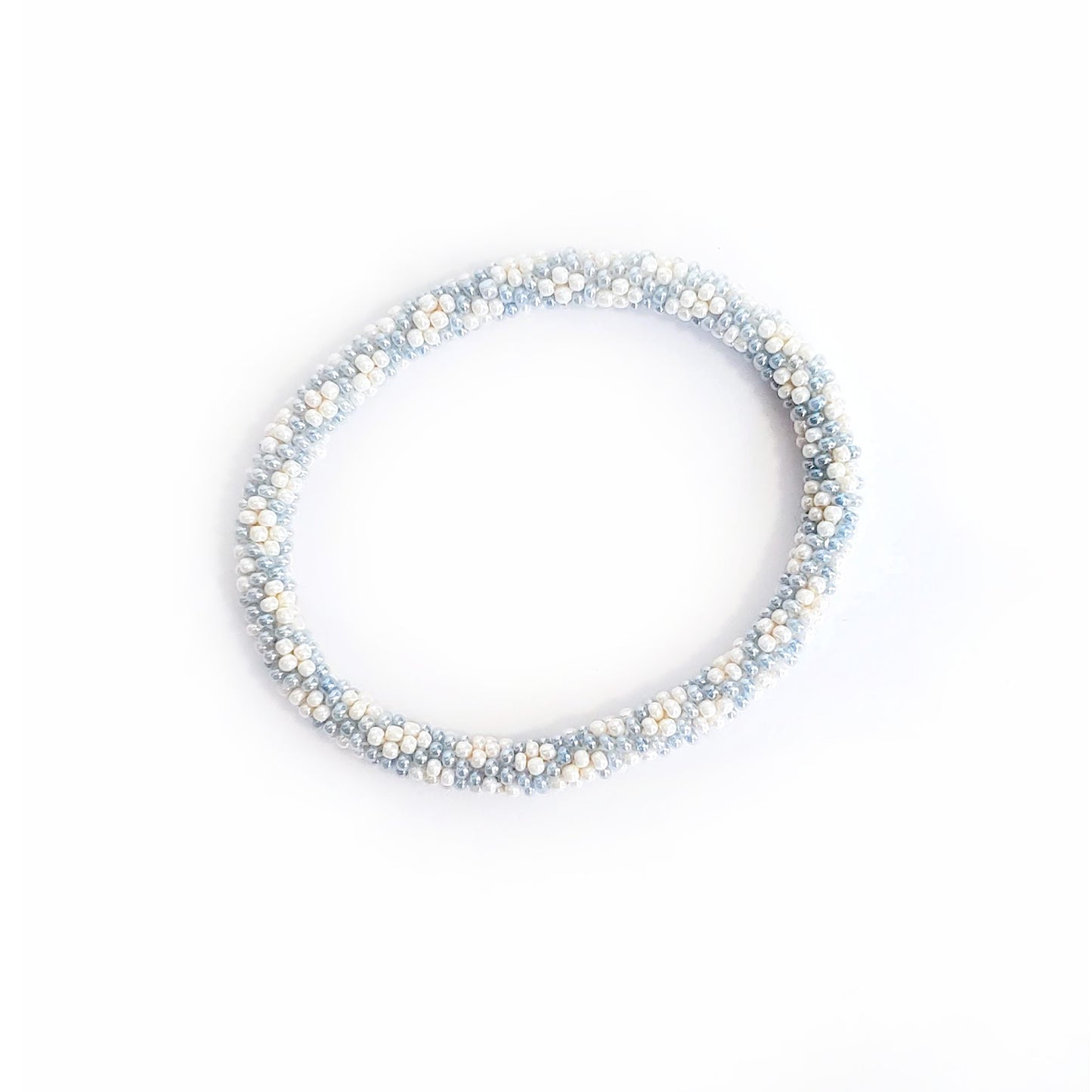 Roll-On Bracelet - Santorini (Blue & White)