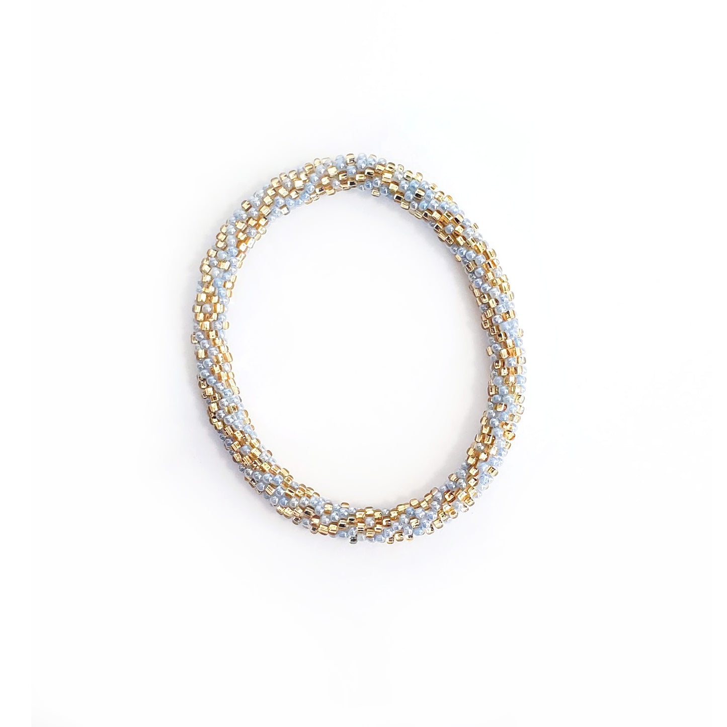 Roll-On Bracelet - Santorini (Blue & White)