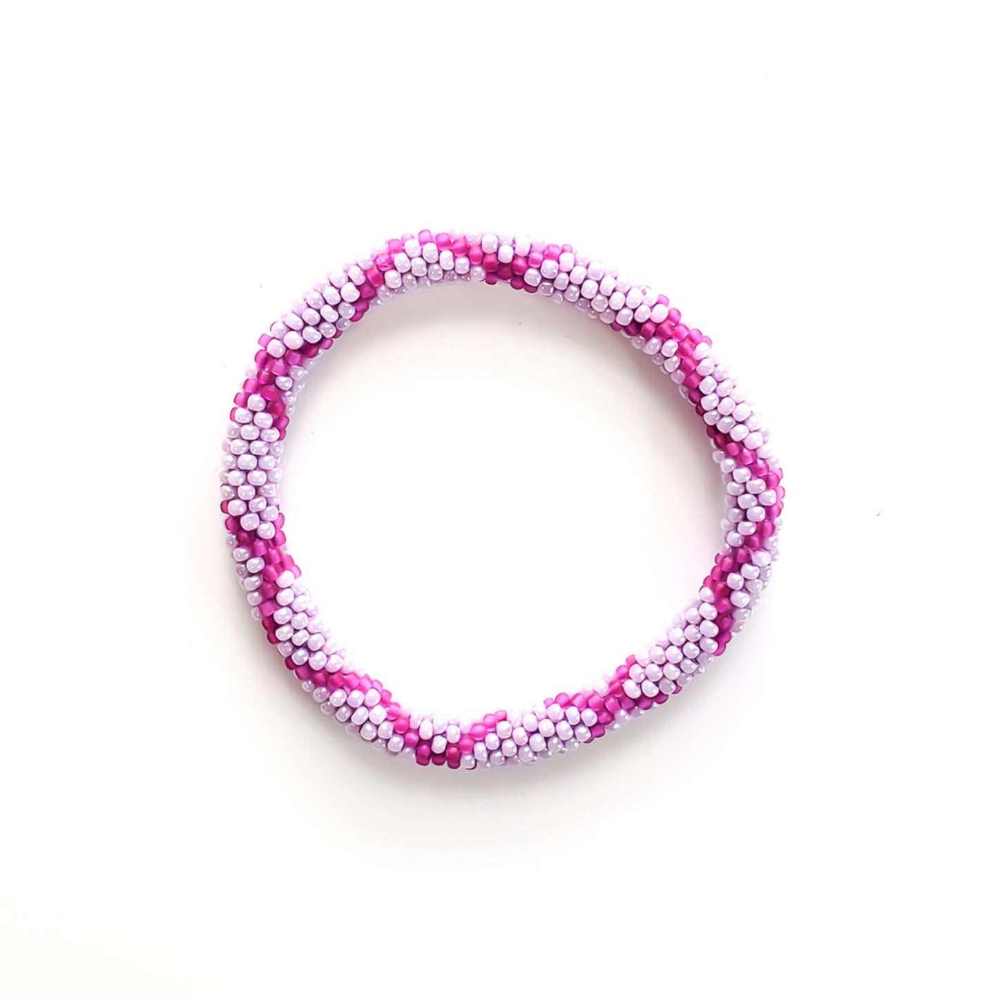 Roll-On Bracelet - Sari (Pink & Purple)