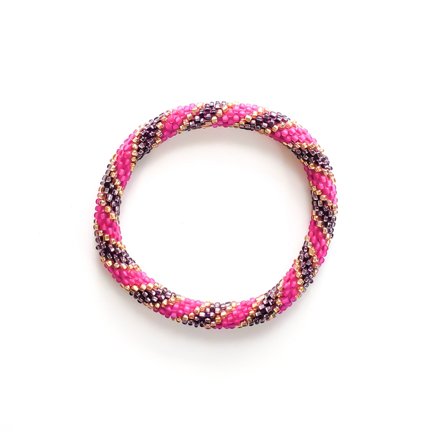 Roll-On Bracelet - Sari (Pink & Purple)
