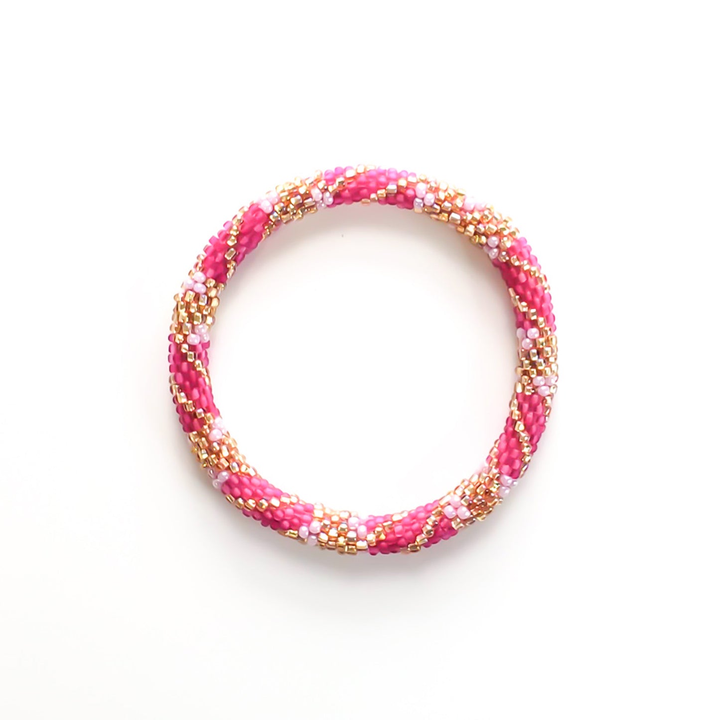 Roll-On Bracelet - Sari (Pink & Purple)