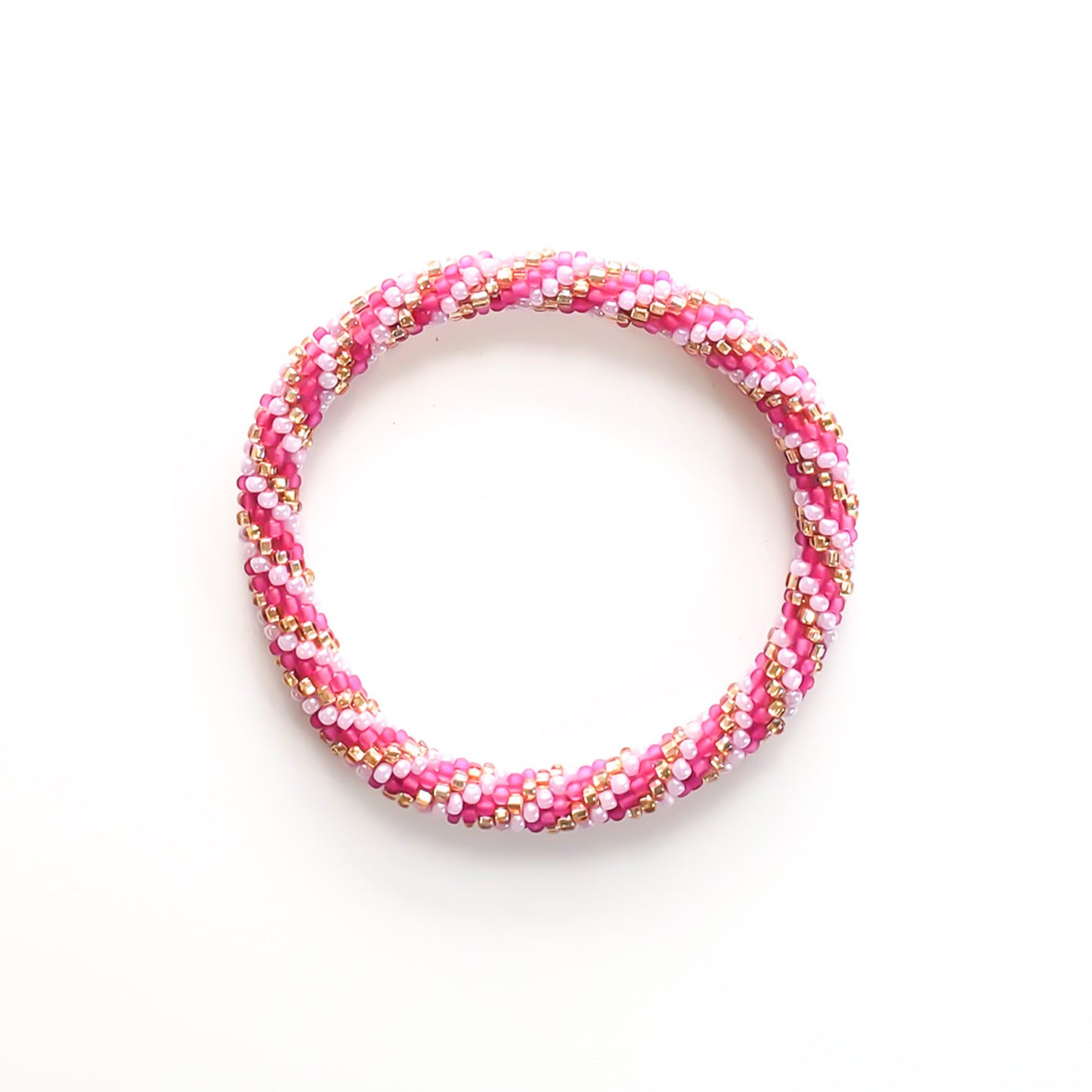 Roll-On Bracelet - Sari (Pink & Purple)