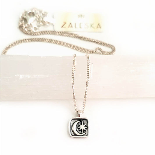 Sterling Silver Selene Necklace