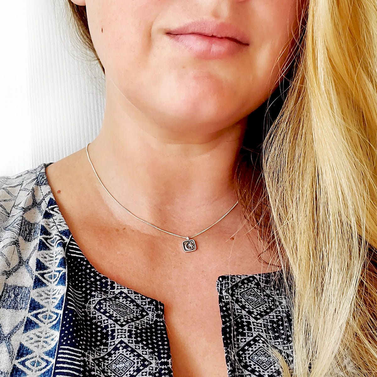 Sterling Silver Selene Necklace