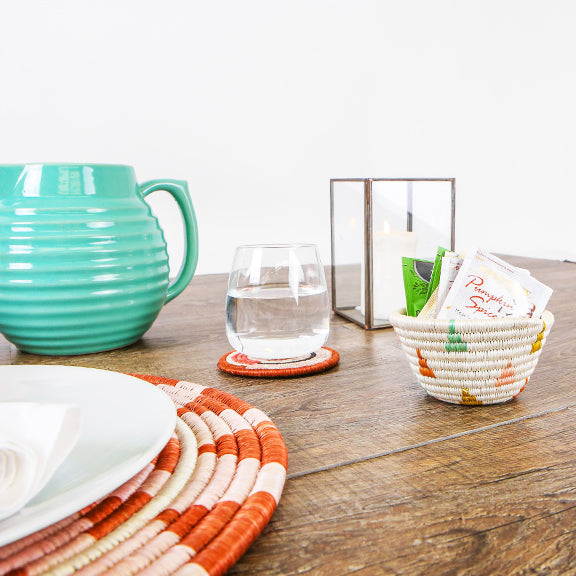 Handwoven Tiny Desert Catch All Bowl