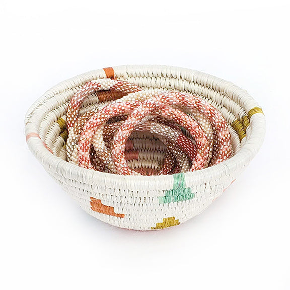 Handwoven Tiny Desert Catch All Bowl