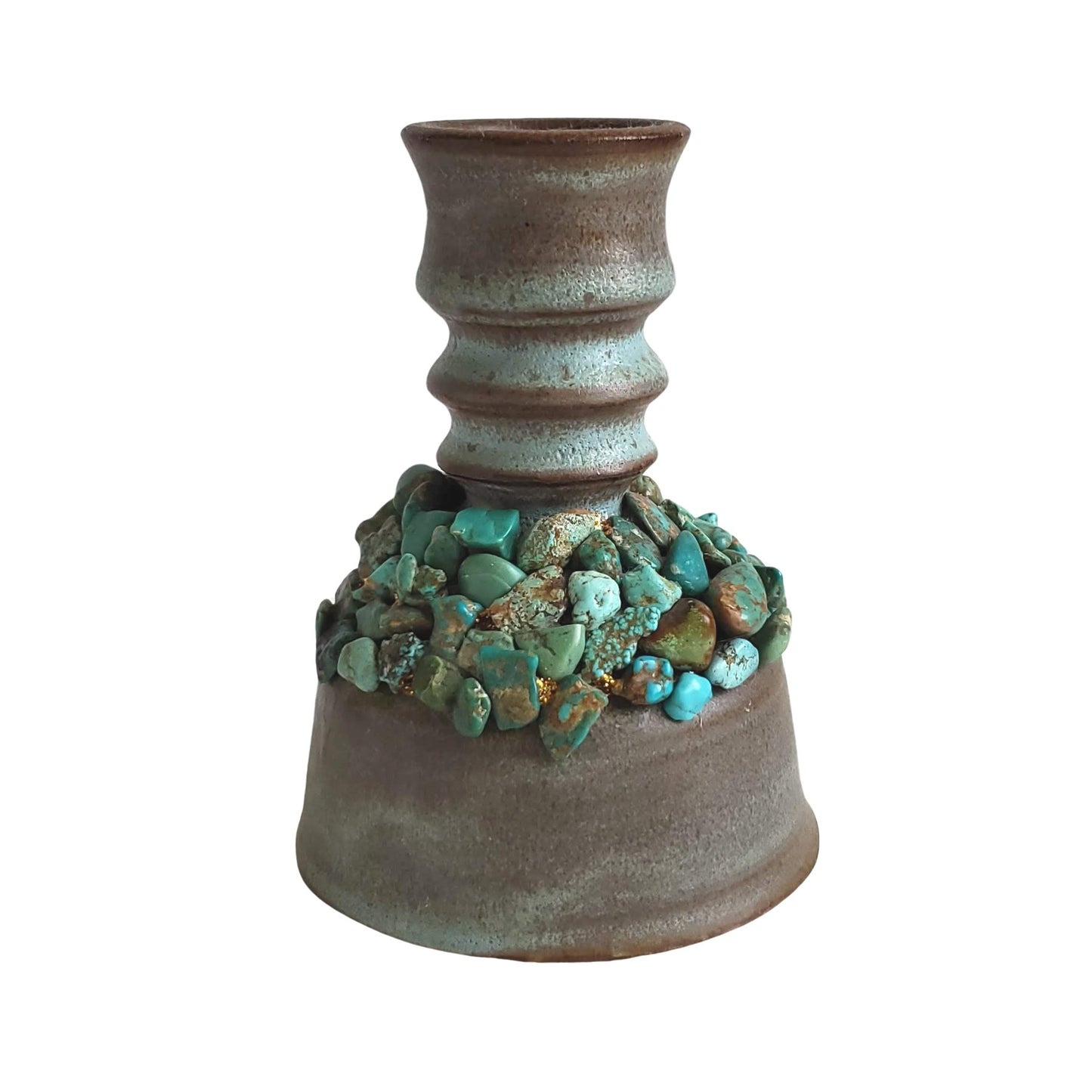 Costa Rican Turquoise Pottery Bell