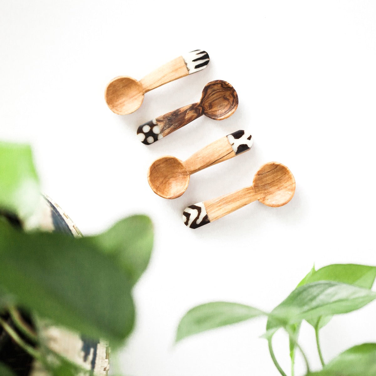 Olive Wood Teaspoon - Set of 4