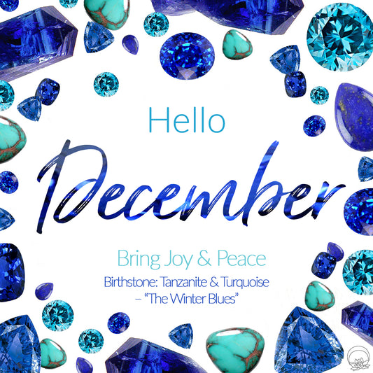 December Birthstone – Tanzanite & Turquoise