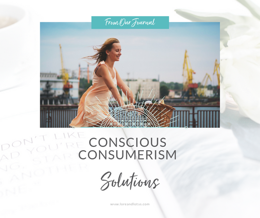 Conscious Consumerism: An Intro Series - Part 6 Sustainable Solutions