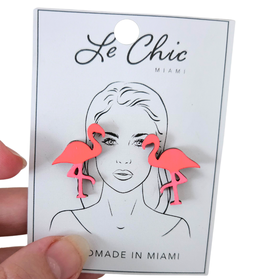 Flamingo Stud Earrings