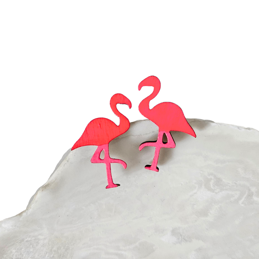 Flamingo Stud Earrings