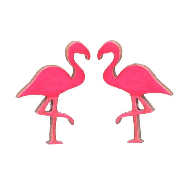 Flamingo Stud Earrings