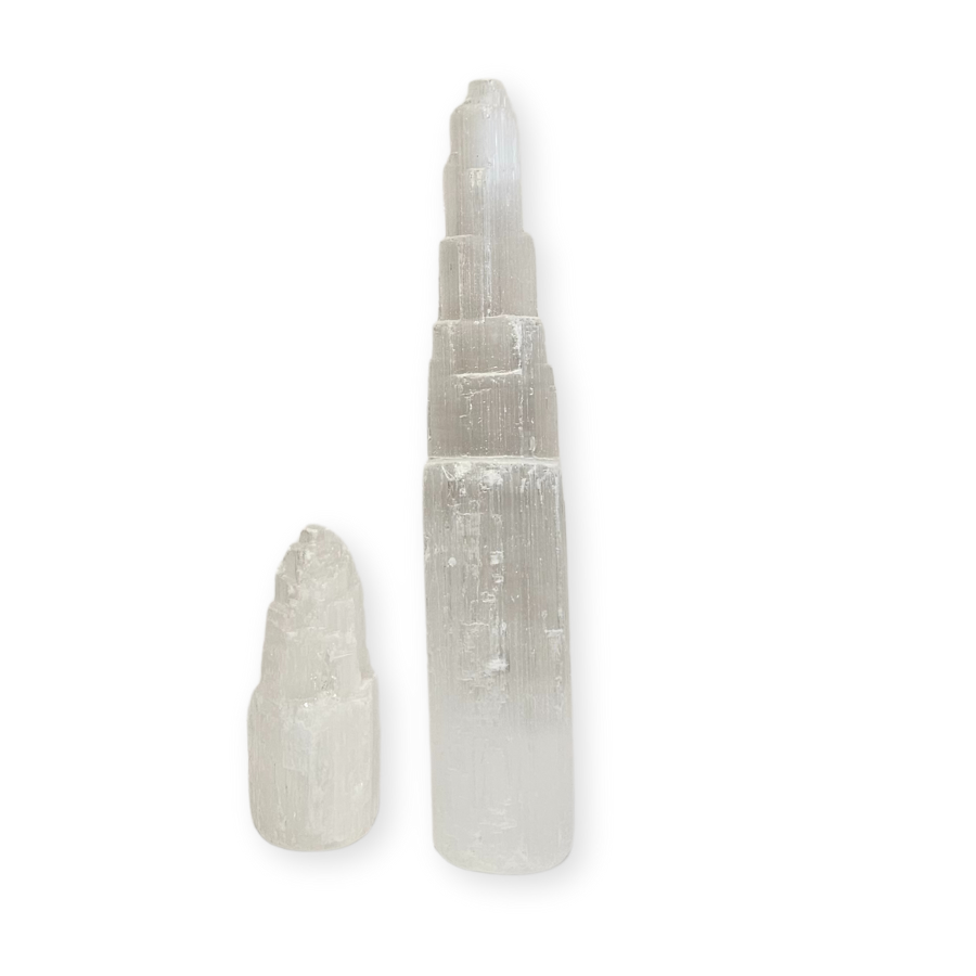 Selenite Tower - Large