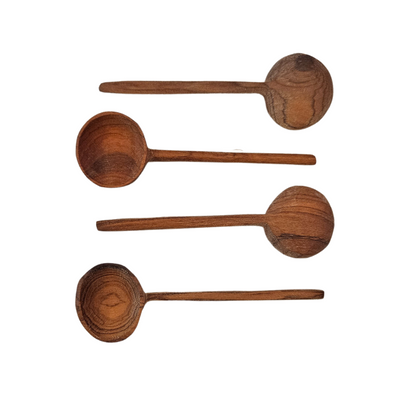 Olive Wood Coffee Spoon - Set of 2