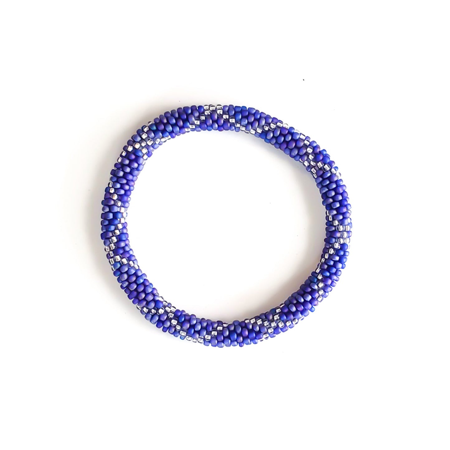 Roll-On Bracelet - Agave (Purple, Teal & Turquoise)