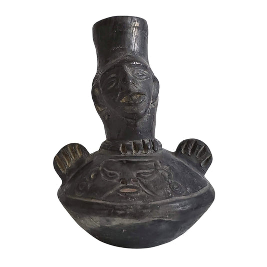 Indigenous Carved Pottery Vase