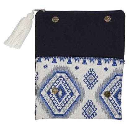 Handmade Jacquard Foldover Clutch