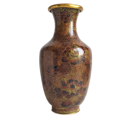 Vintage Chinese Enameled Vase - Large