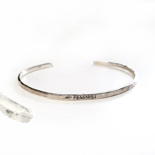 Feminist Cuff Bracelet