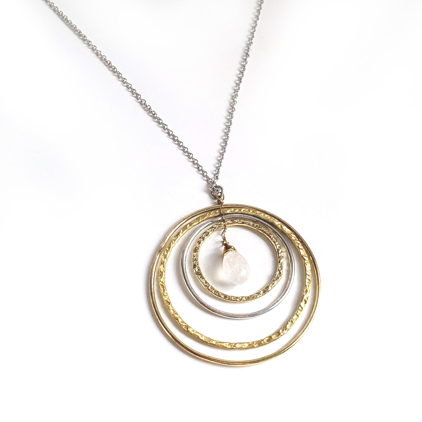 Saturn Layered Loop Necklace