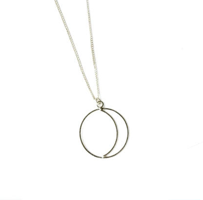 Simple Night Moon Necklace