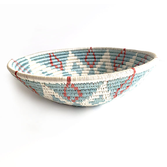 Handwoven Blue Ginger Bowl