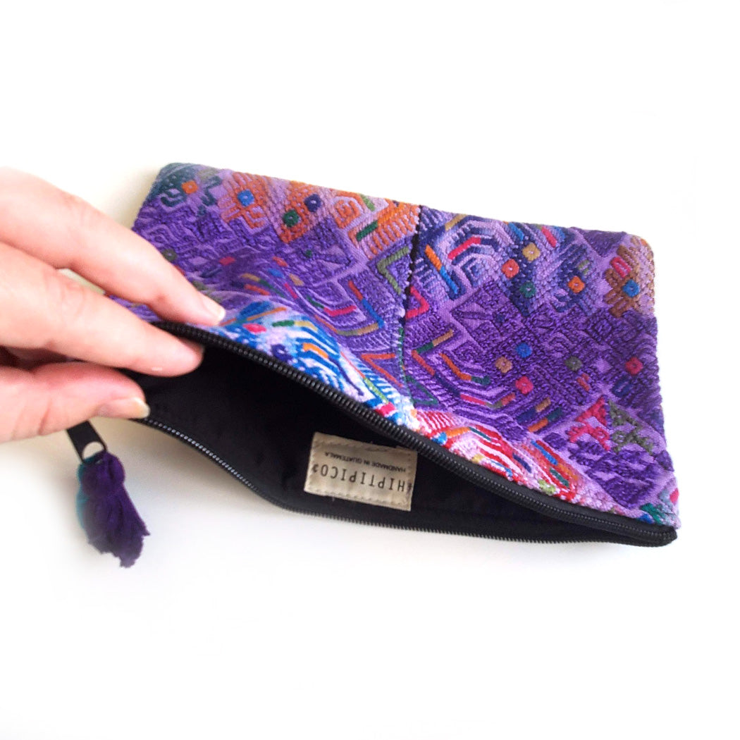 Luna Zero Waste Travel Pouch - Morado