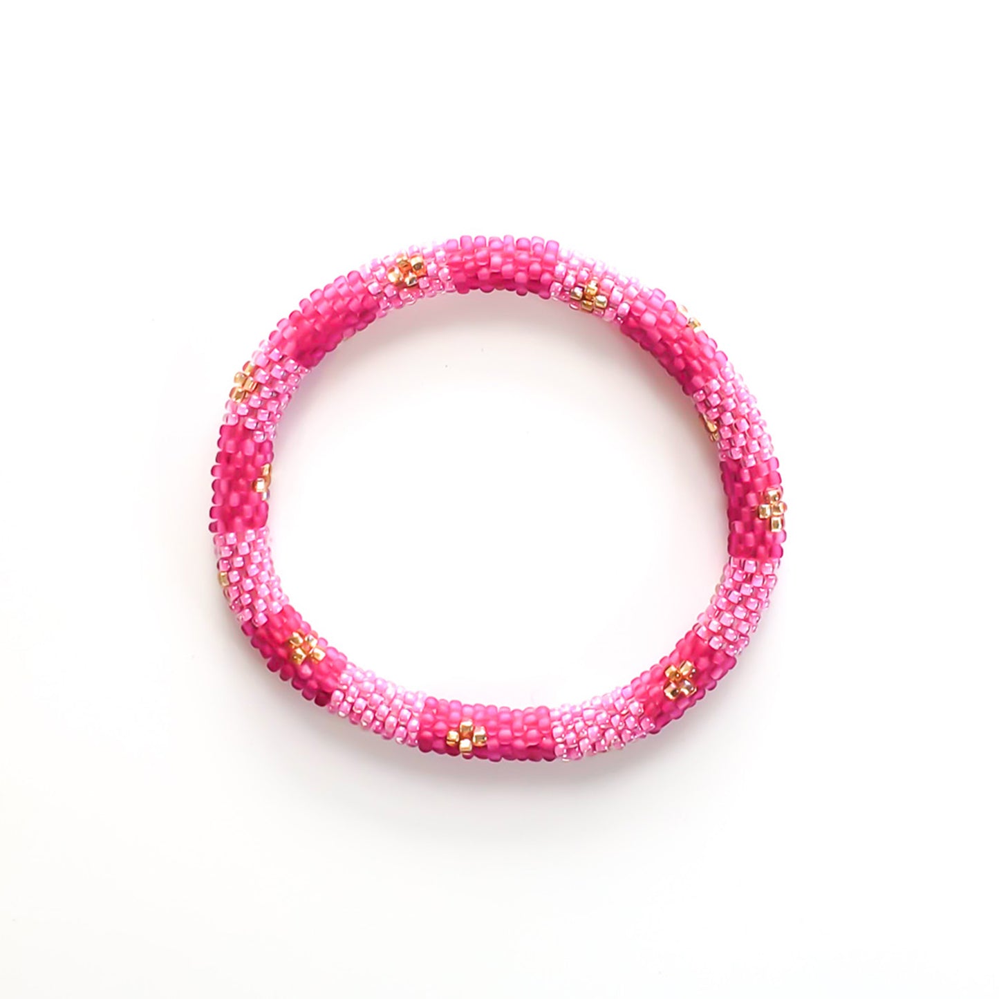 Roll-On Bracelet - Sari (Pink & Purple)